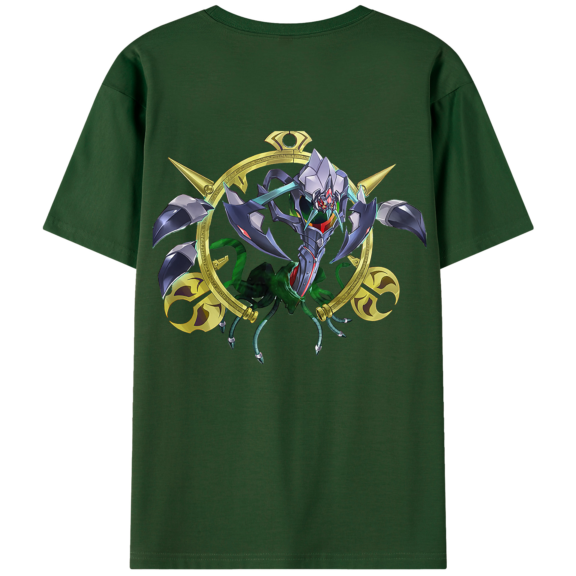 （画像用） 遊☆戯☆王 Yu-Gi-Oh! 綿100％半袖Tシャツ（背面プリント）